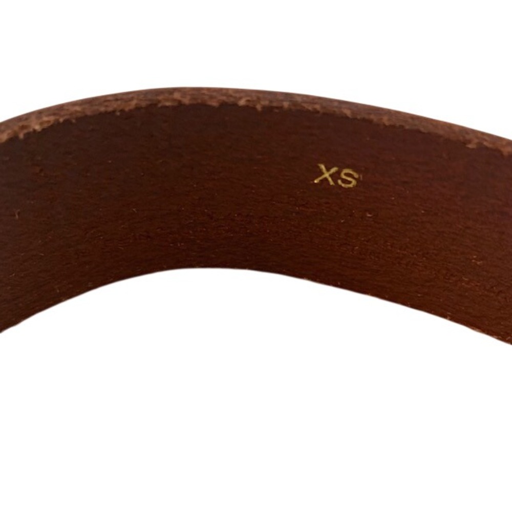 Anthropologie Brown Leather Belt XS Cinch Waist Quiet Luxury Western Boho Gold - Picture 4 of 9